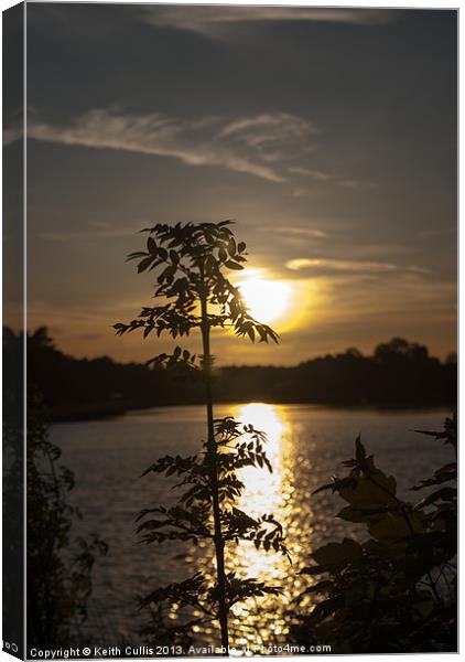 Watching The sunset Canvas Print by Keith Cullis
