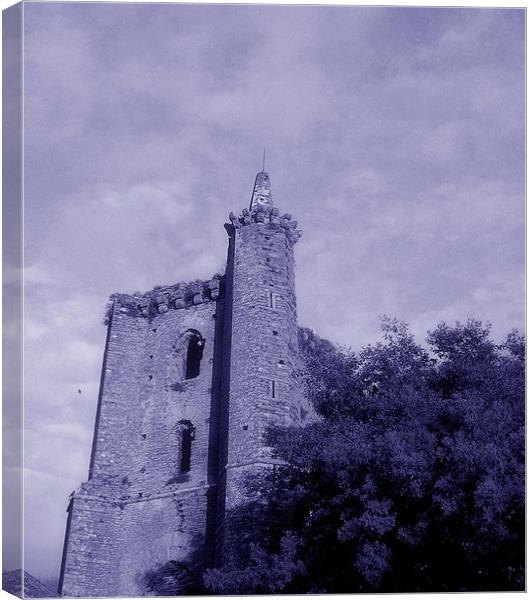 Tower of Collegiate Chantry of St Mary Canvas Print by Michael Bolton