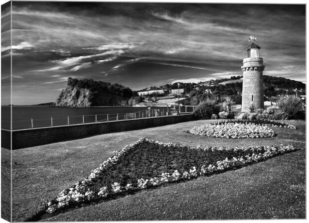 Teignmouth Lighthouse Canvas Print by Darren Galpin