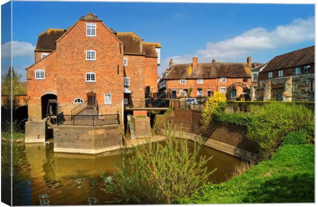 The Abbey Mill, Tewkesbury Canvas Print by Darren Galpin