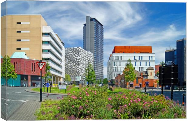 Furnival Square, Sheffield  Canvas Print by Darren Galpin