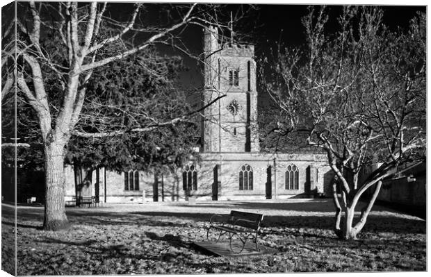 St Mary's Church, Axminster, Devon                 Canvas Print by Darren Galpin