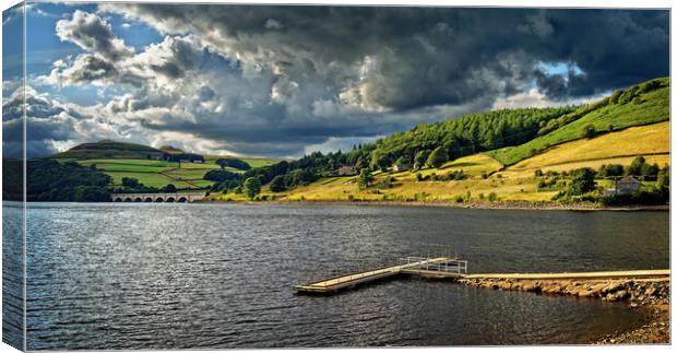 Ladybower Panorama Canvas Print by Darren Galpin