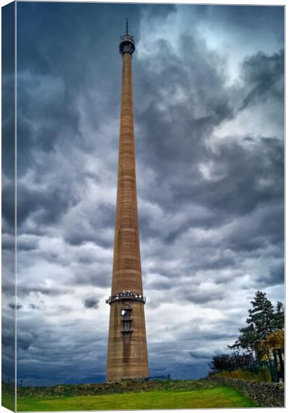 Emley Moor Tower Canvas Print by Darren Galpin