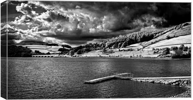 Ladybower Panorama Canvas Print by Darren Galpin