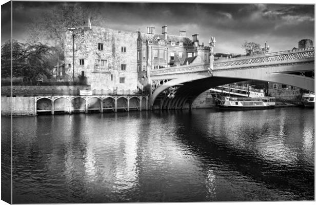 Lendal Tower and Bridge  Canvas Print by Darren Galpin