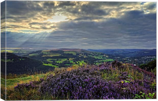 Breaking Light at Surprise View Canvas Print by Darren Galpin