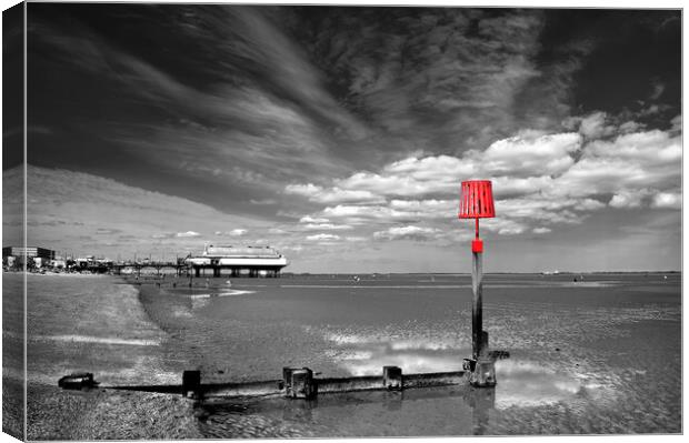 Cleethorpes Pier  Canvas Print by Darren Galpin