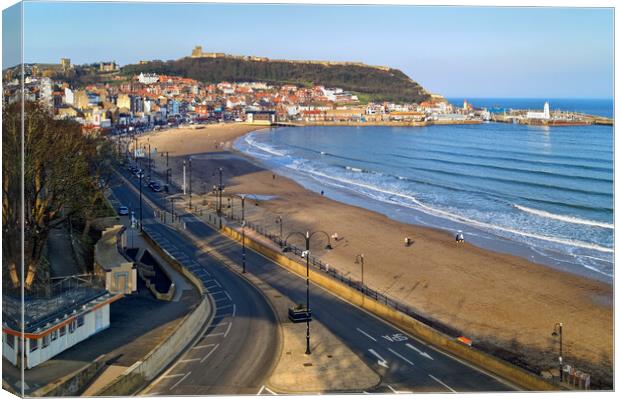 Scarborough South Bay, North Yorkshire Canvas Print by Darren Galpin