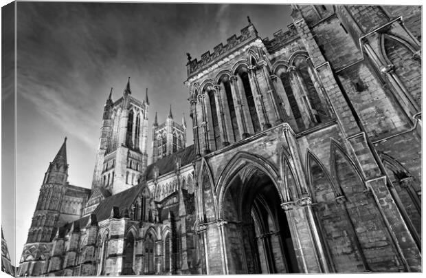 Lincoln Cathedral Canvas Print by Darren Galpin