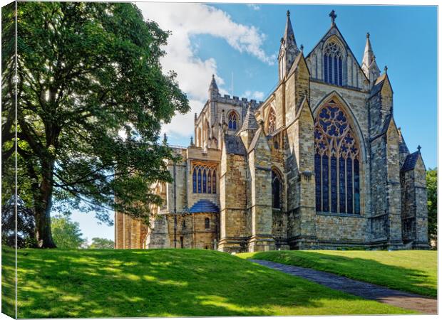 Ripon Cathedral Canvas Print by Darren Galpin