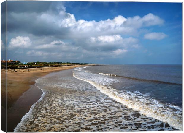 Skegness Seafront Canvas Print by Darren Galpin