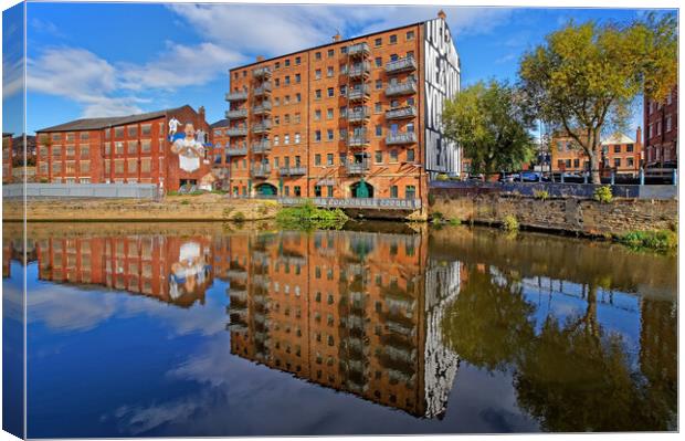 Calls Landing, Leeds  Canvas Print by Darren Galpin