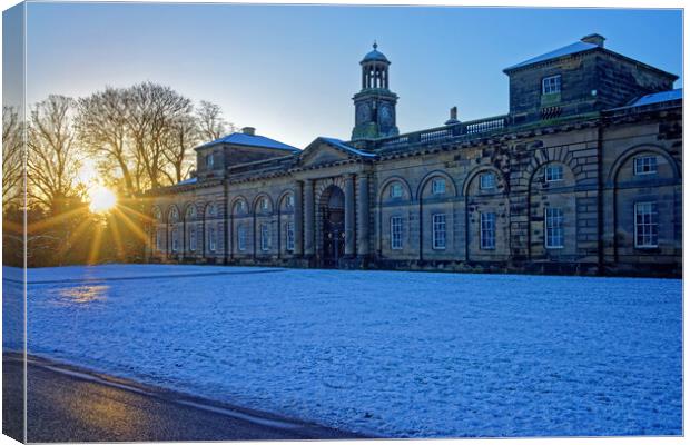 Wentworth Woodhouse Stable Sunrise Canvas Print by Darren Galpin