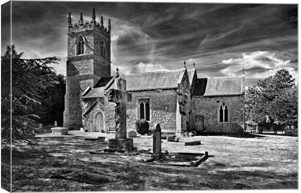 Church of St Winifred, Stainton, Doncaster Canvas Print by Darren Galpin