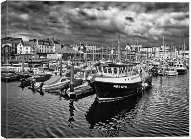 The Barbican, Plymouth Canvas Print by Darren Galpin