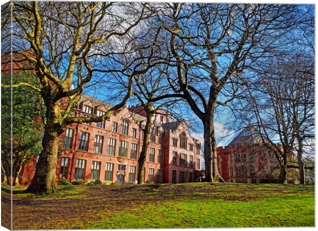 Firth Court, University of Sheffield Canvas Print by Darren Galpin