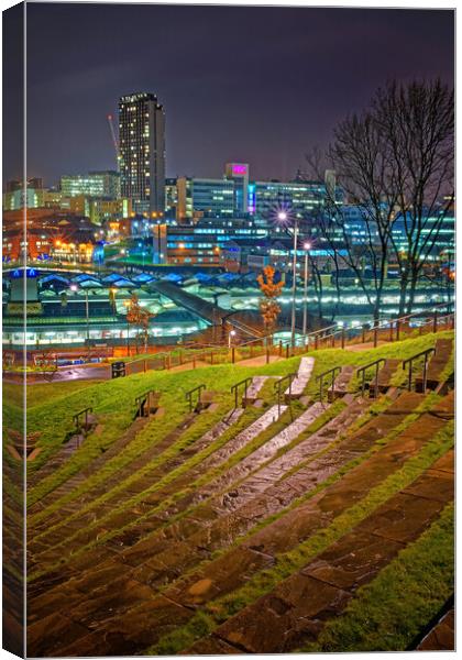 Sheffield Skyline  Canvas Print by Darren Galpin