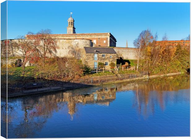 York Castle Museum and Raindale Mill Canvas Print by Darren Galpin
