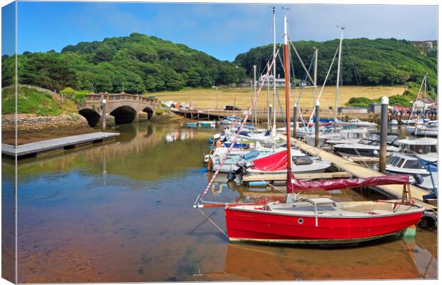Axmouth Harbour Canvas Print by Darren Galpin