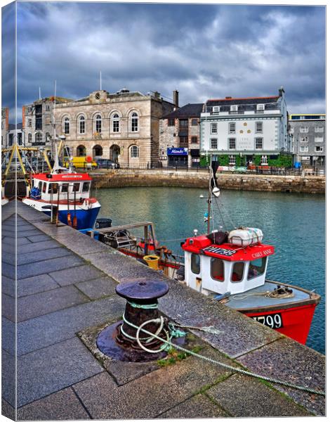The Barbican, Plymouth  Canvas Print by Darren Galpin