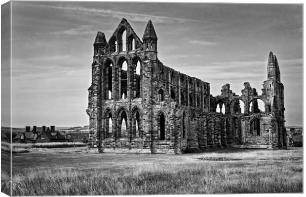 Whitby Abbey  Canvas Print by Darren Galpin