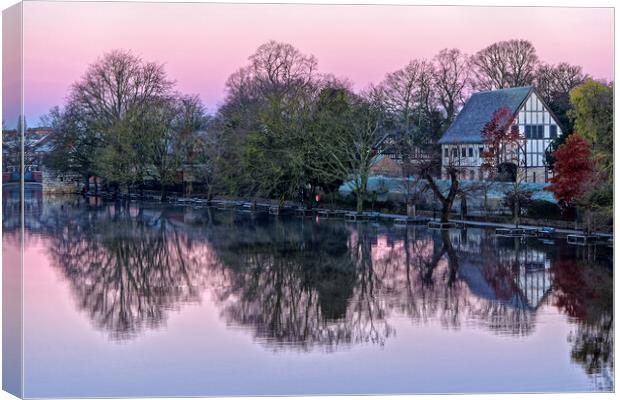 Morning Light on The River Ouse, York Canvas Print by Darren Galpin