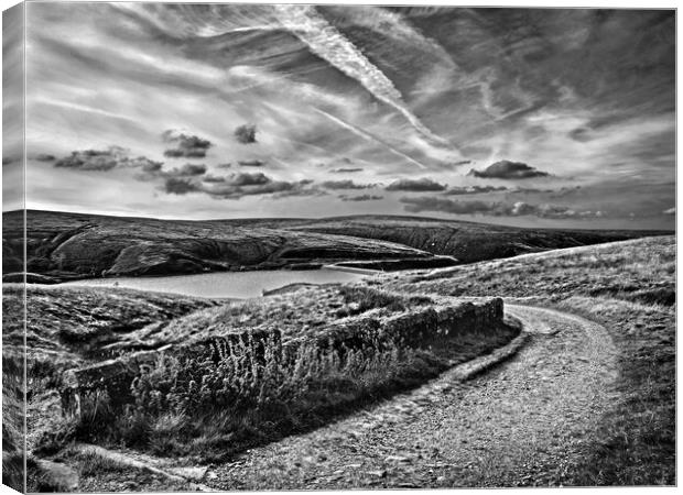 Wessenden Head Reservoir Canvas Print by Darren Galpin