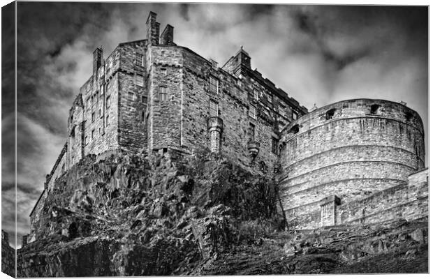 Edinburgh Castle Canvas Print by Darren Galpin