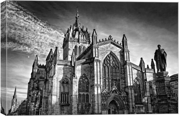Edinburgh St Giles Cathedral Canvas Print by Darren Galpin