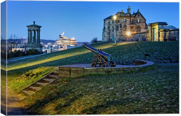 Edinburgh Calton Hill  Canvas Print by Darren Galpin