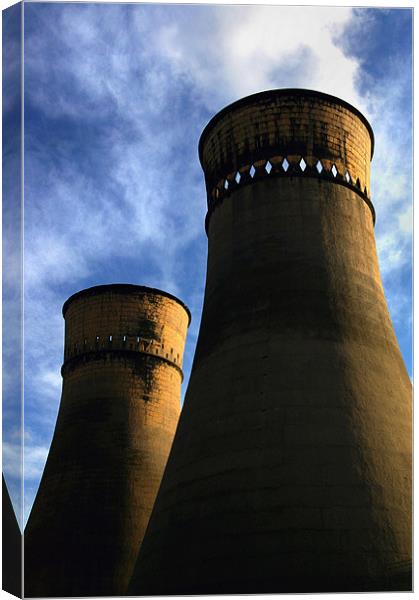Tinsley Cooling Towers Canvas Print by Darren Galpin