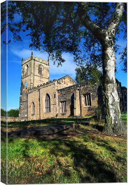 St Andrews Church, Bolton upon Dearne Canvas Print by Darren Galpin
