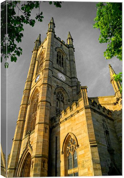 St Marys Church, Bramall Lane,Sheffield Canvas Print by Darren Galpin