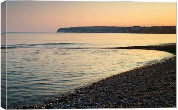 Sunset over Beer Head Canvas Print by Darren Galpin