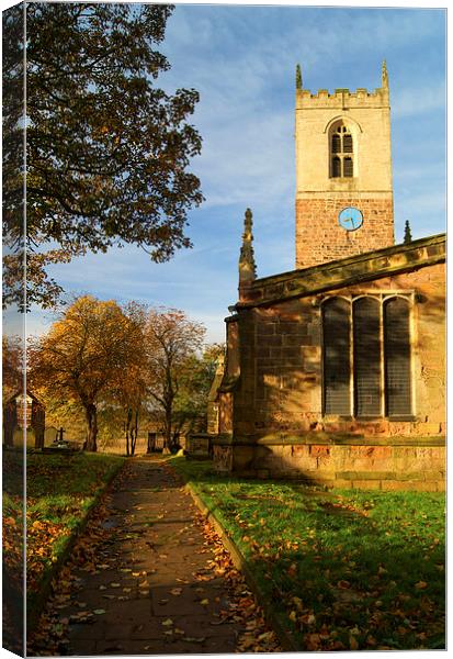 St Helens Church, Treeton, South Yorkshire Canvas Print by Darren Galpin