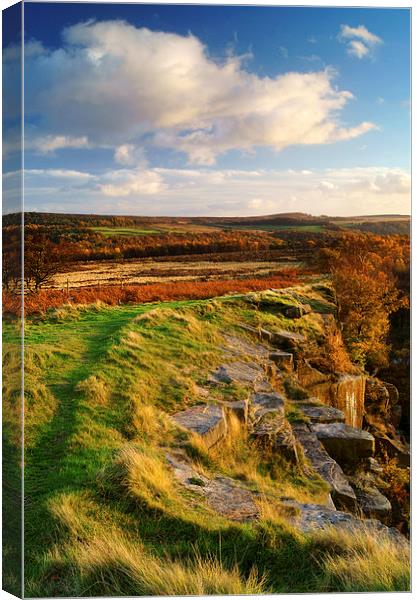 Bole Hill Quarry Canvas Print by Darren Galpin