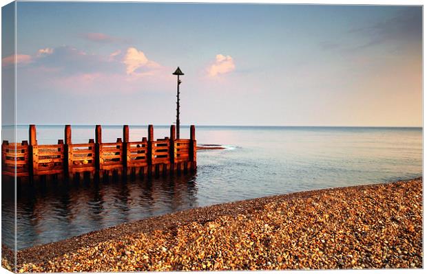 River Axe meets the Sea Canvas Print by Darren Galpin