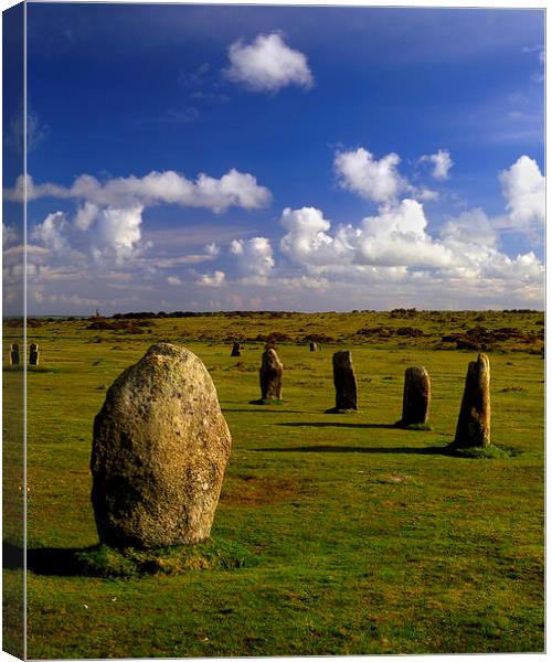 The Hurlers Canvas Print by Darren Galpin