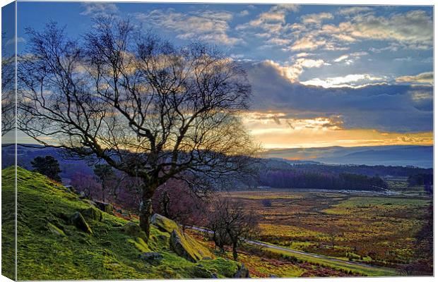 Derwent Valley Sunset Canvas Print by Darren Galpin