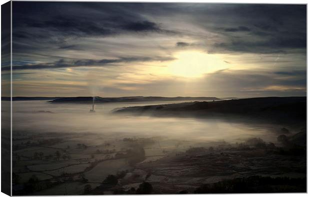 Hope Valley Sunrise  Canvas Print by Darren Galpin