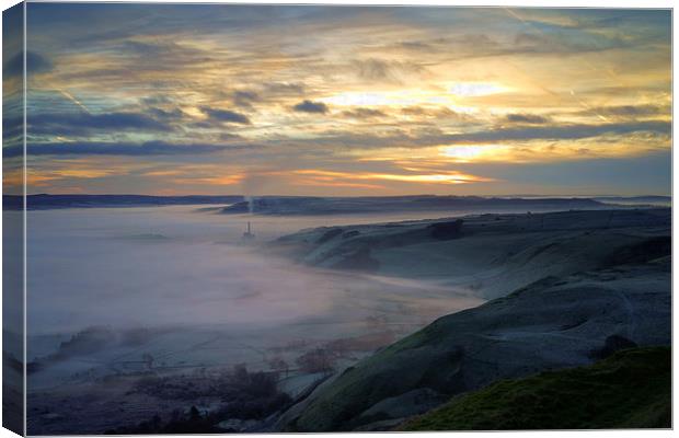 Hope Valley Sunrise 2 Canvas Print by Darren Galpin