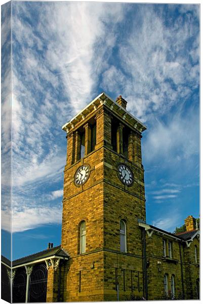 Firth Park Clock Tower, Sheffield Canvas Print by Darren Galpin