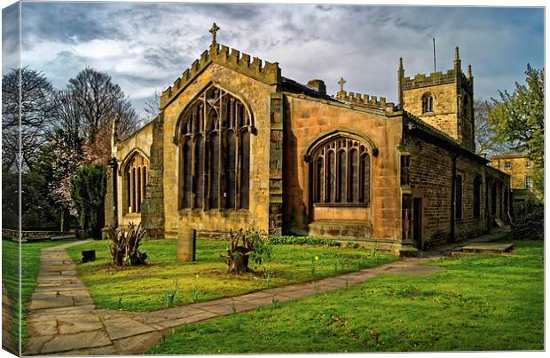 St James Church, Norton, Sheffield   Canvas Print by Darren Galpin