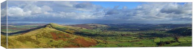 Hope Valley Panorama                               Canvas Print by Darren Galpin