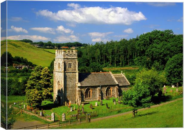 All Saints Church, Eggesford Canvas Print by Darren Galpin