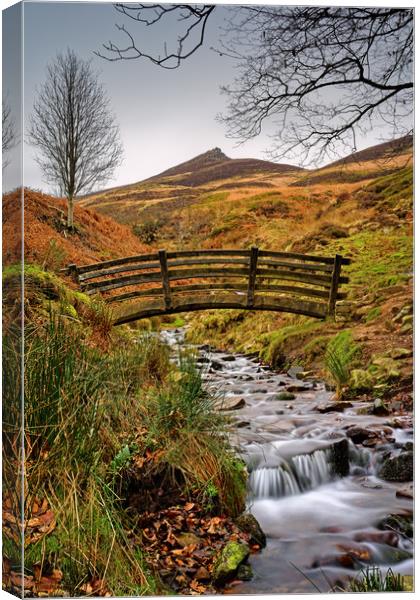  Golden Clough & Ringing Roger                     Canvas Print by Darren Galpin