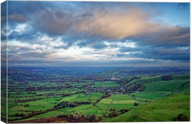 Hope Valley View                                Canvas Print by Darren Galpin