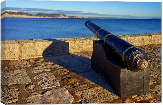 North Wall Cannon                              Canvas Print by Darren Galpin