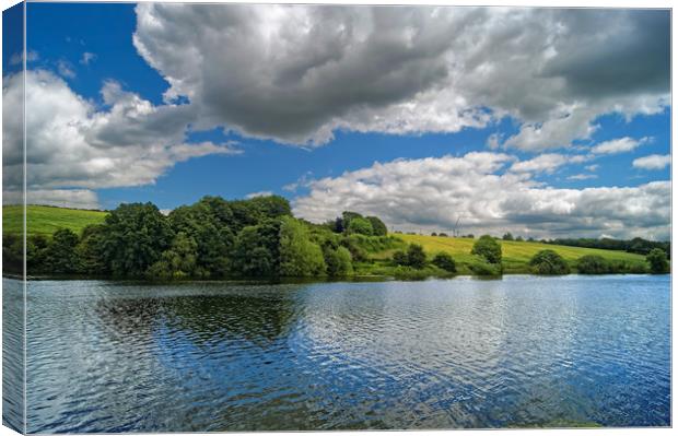 Big Clouds over Ulley                       Canvas Print by Darren Galpin